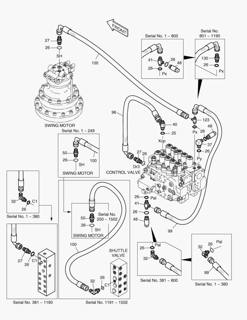 ТРУБОПРОВОД СЕРВОУПРАВЛЕНИЯ(7)