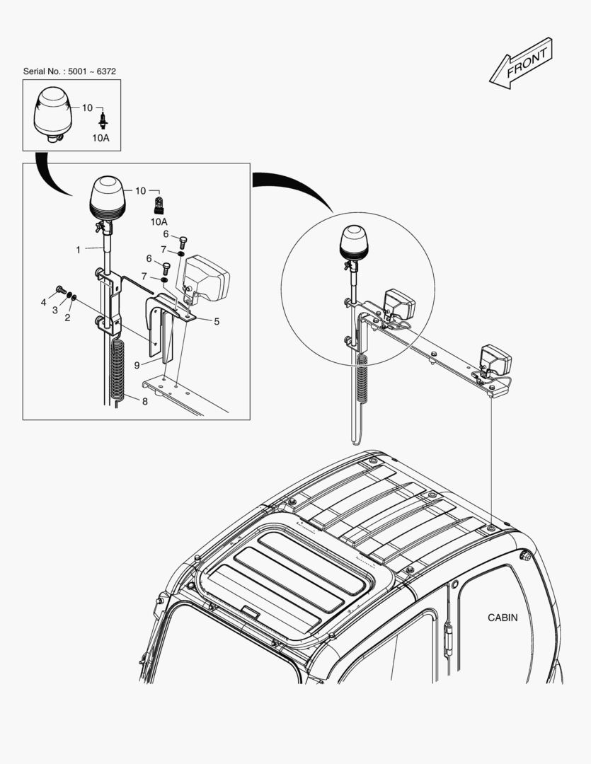 ПРОБЛЕСКОВЫЙ МАЯЧОК(ТЕЛЕСКОПИЧЕСКИЙ ПОГРУЗЧИК)