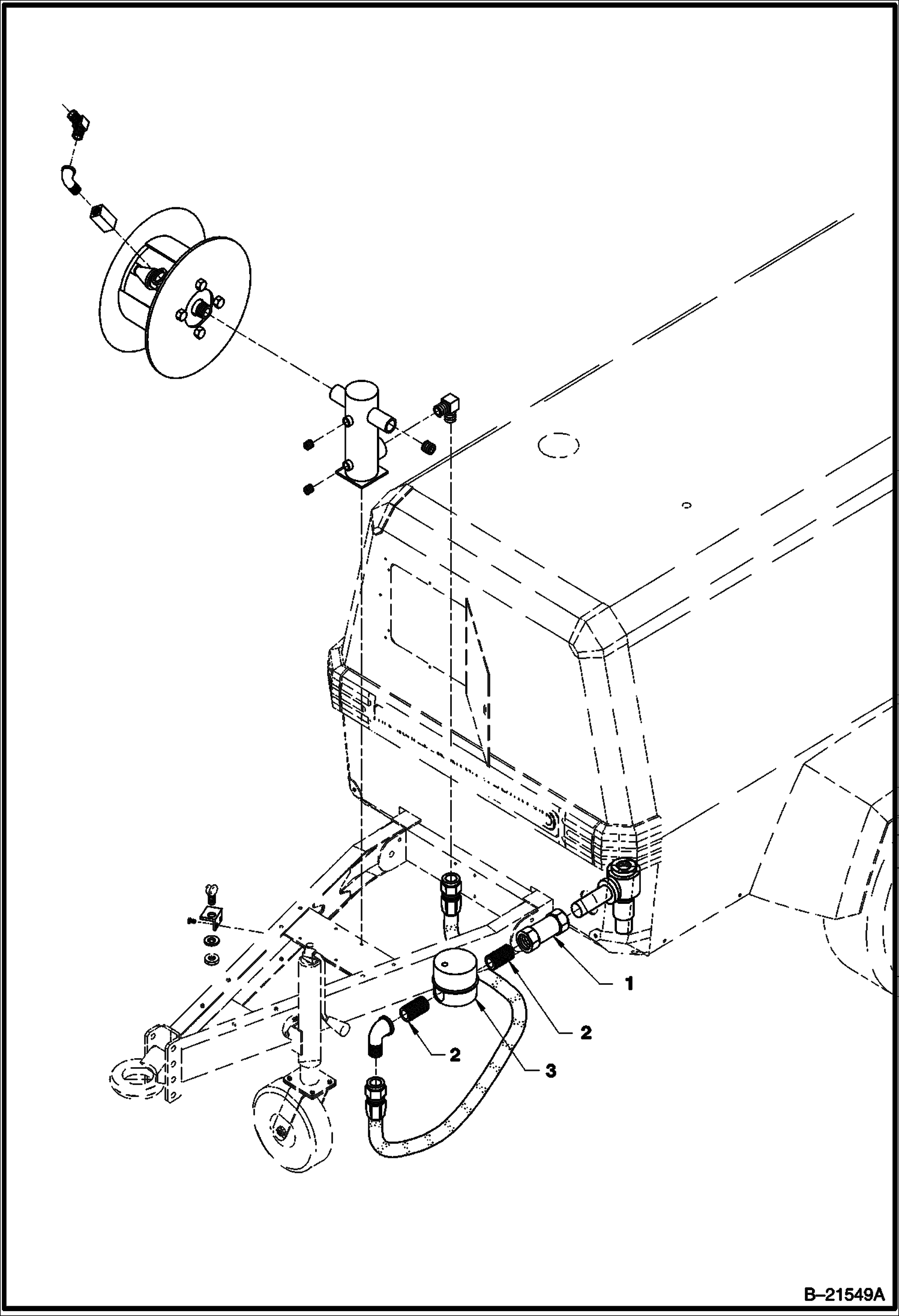 Схема 2 QT ПРИСПОСОБЛЕНИЕ ДЛЯ СМАЗКИ БАРАБАНА ДЛЯ НАМАТЫВАНИЯ ШЛАНГА