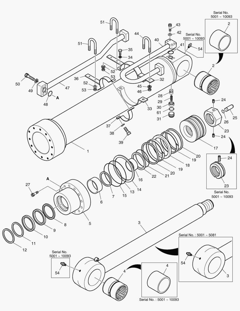 4320 ARM CYLINDER - ARM 6m [5001~10225]