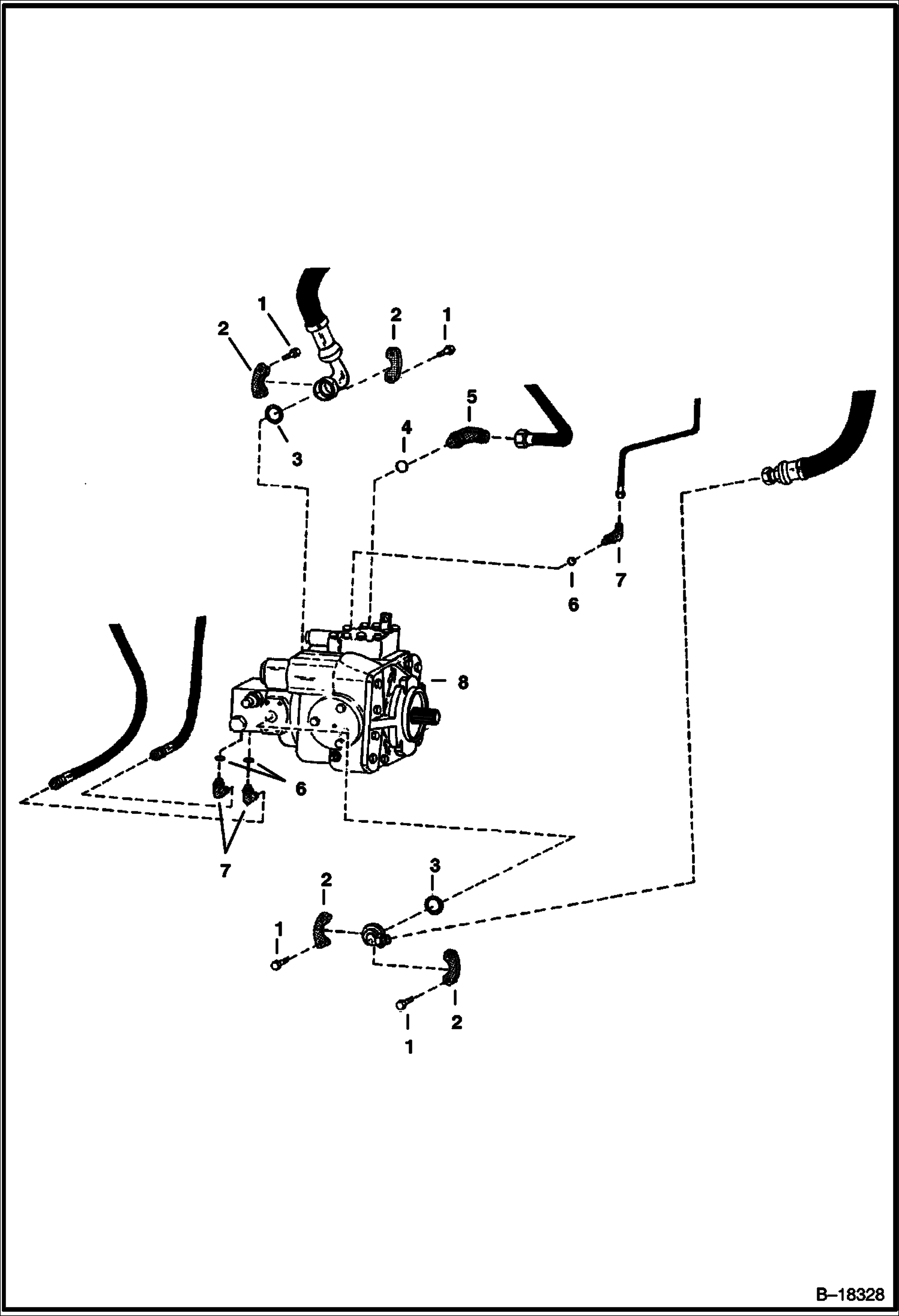 ШТУЦЕРЫ ГИДРОСТАТИЧЕСКОГО ДВИГАТЕЛЯ