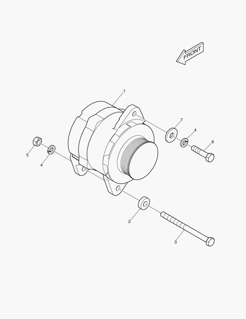 УСТАНОВКА ГЕНЕРАТОРА ПЕРЕМЕННОГО ТОКА
