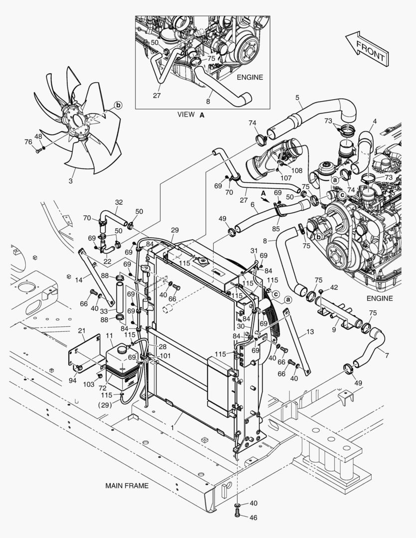 ОПОРТНЫЙ УЗЕЛ РАДИАТОРА