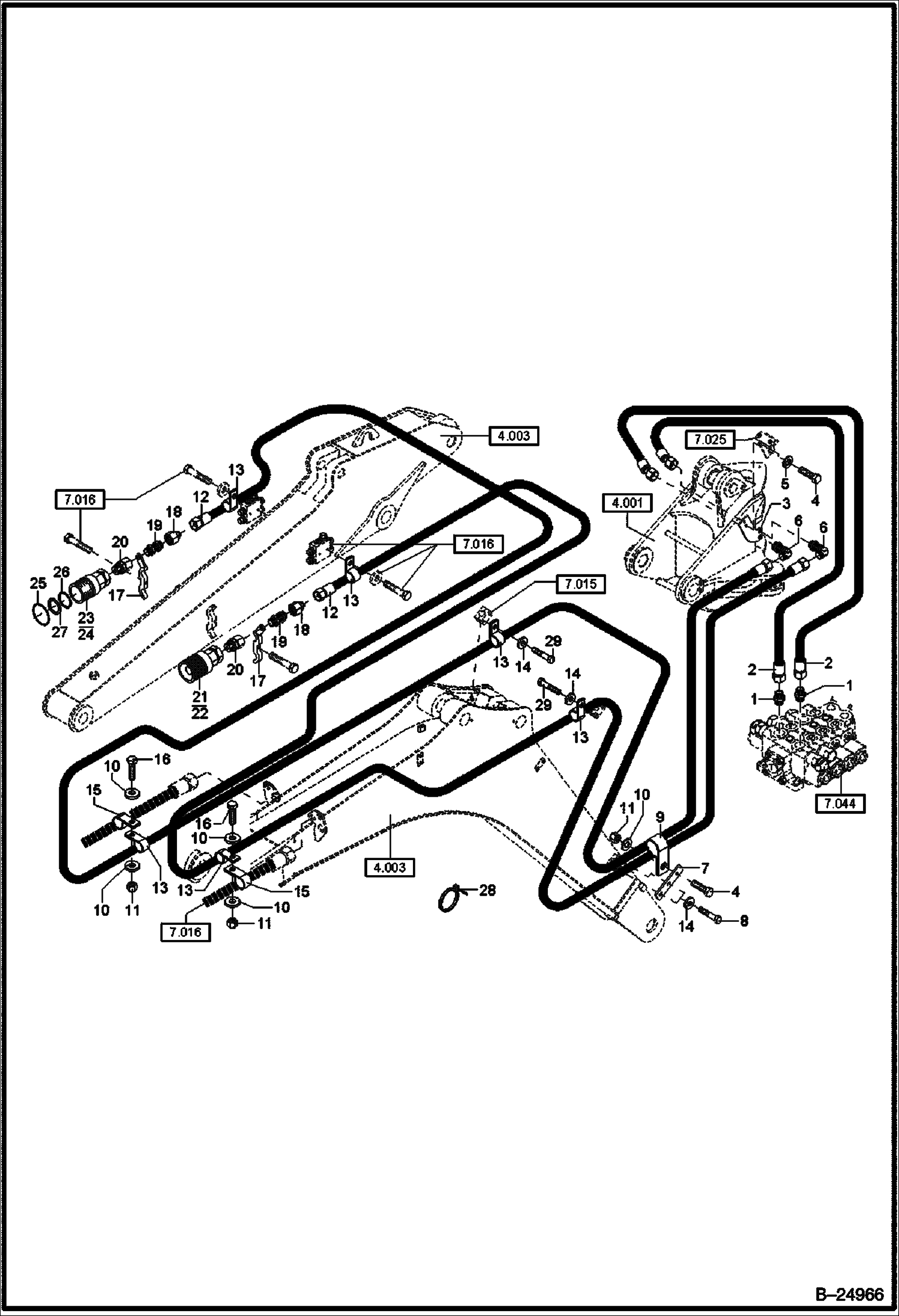 ГИДРОУСТАНОВКА ОДНОКАНАЛЬНАЯ ДОПОЛНИТЕЛЬНАЯ ЦЕПЬ
