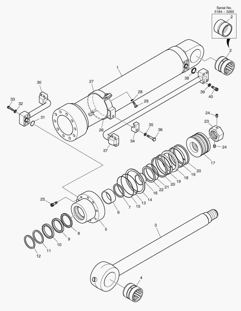 Спецтехника 4411 BUCKET CYLINDER - ARM 2.4m [5184~] - главное фото