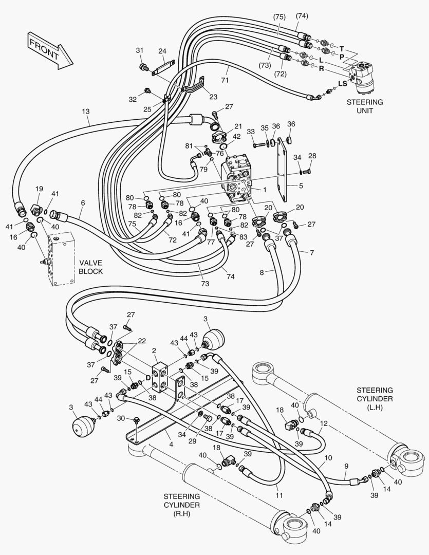 ПАТРУБКИ РУЛЕВОГО УПРАВЛЕНИЯ