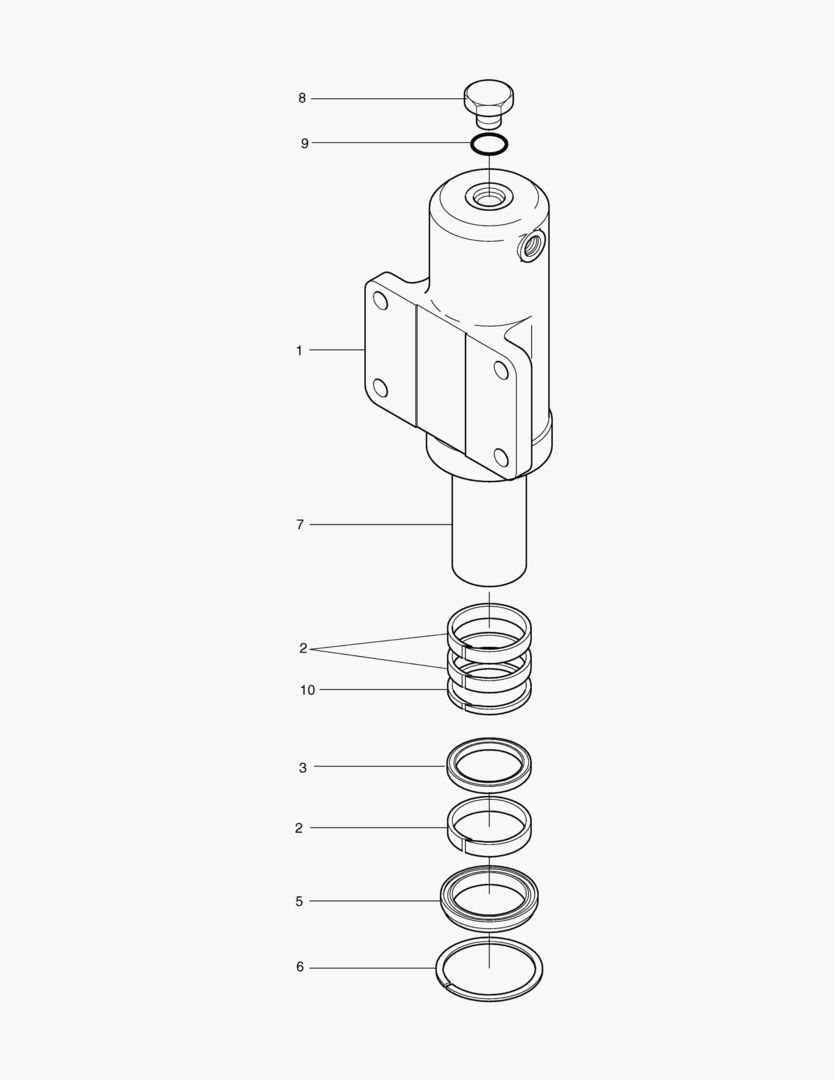 Спецтехника 4410 CHOCKING CYLINDER-R.H [1001~2107] - главное фото