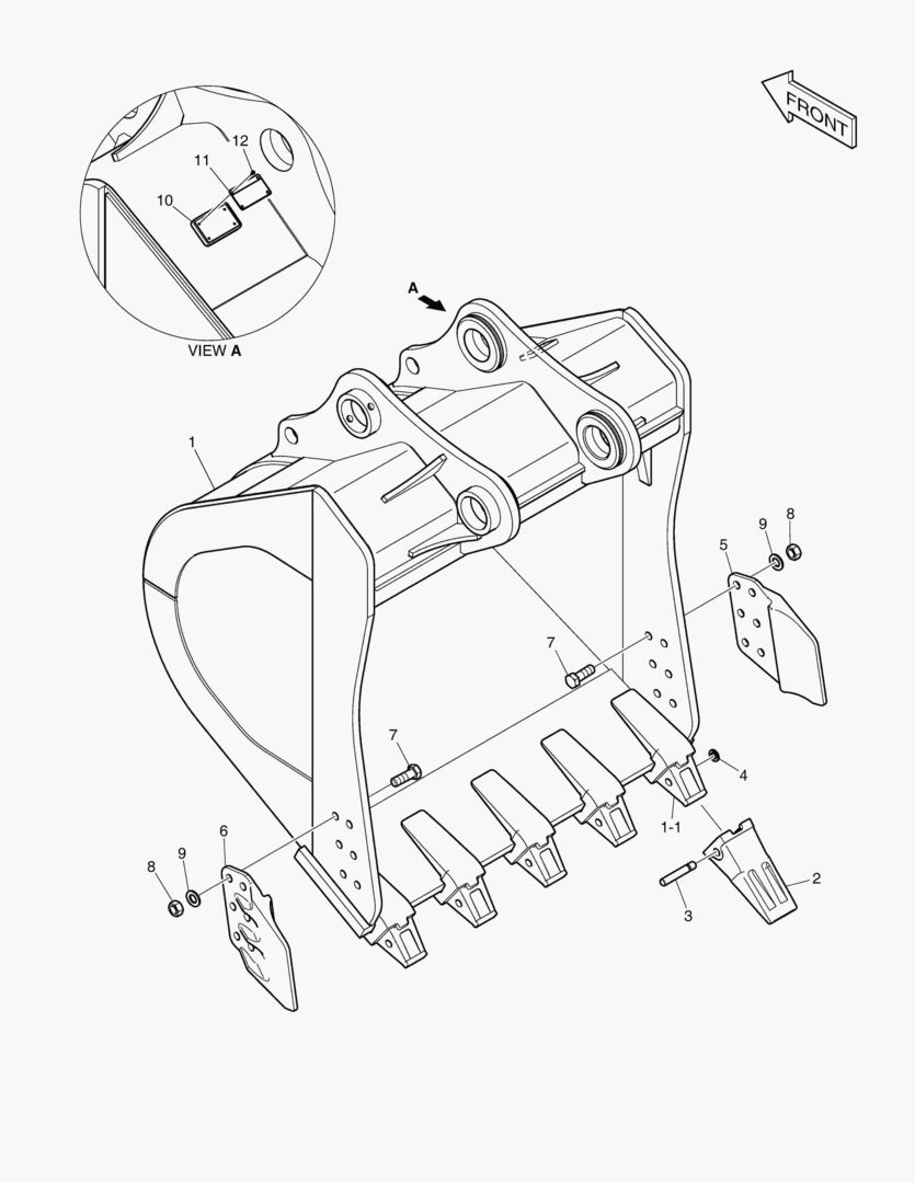 3130 BUCKET ASS`Y - 2.14mВі