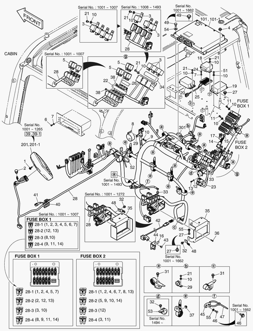 ЭЛЕКТРИЧЕСКИЕ ЗАПЧАСТИ - КАБИНА