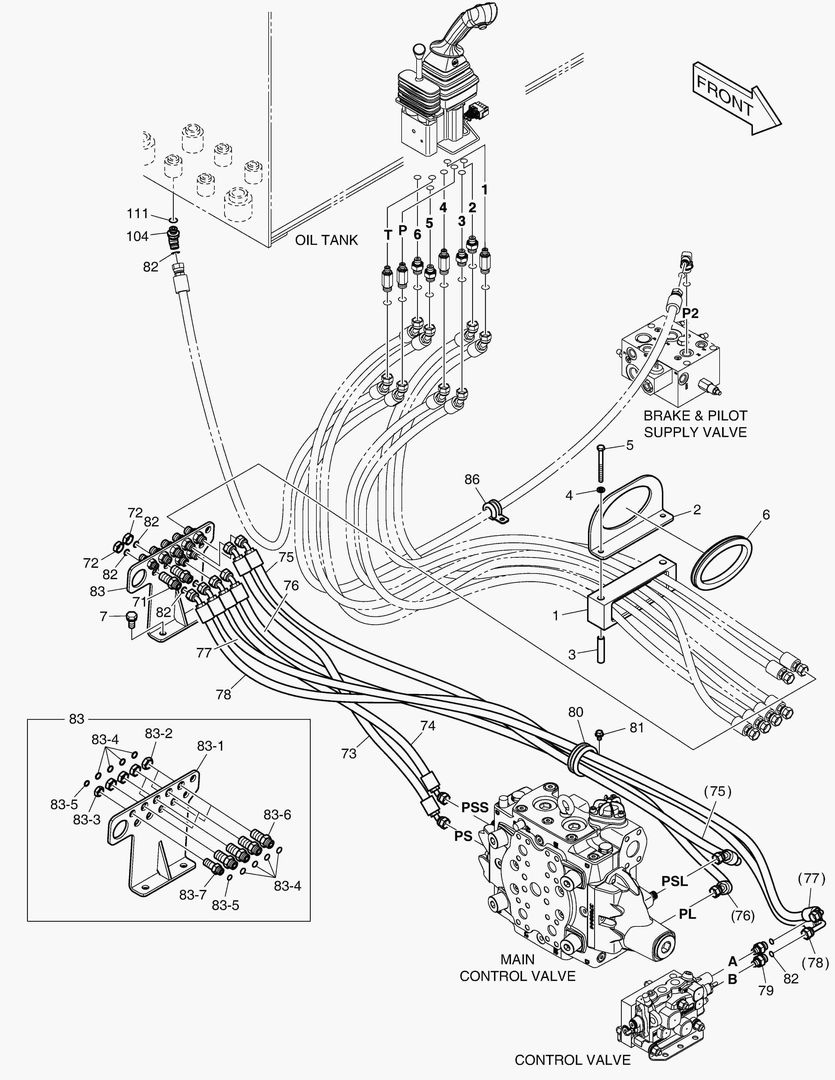 1321 PILOT PIPING - 3rd LEVER [10102~]