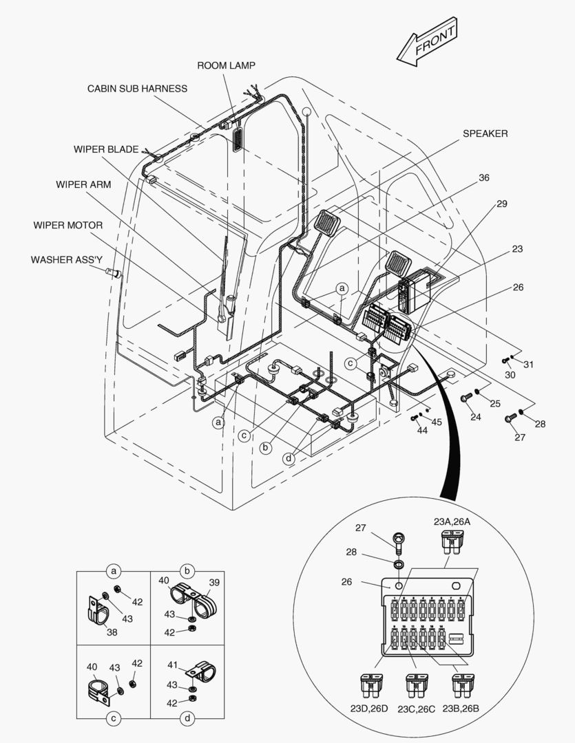 ЭЛЕКТРИЧЕСКИЕ ЗАПЧАСТИ(4)-КАБИНА