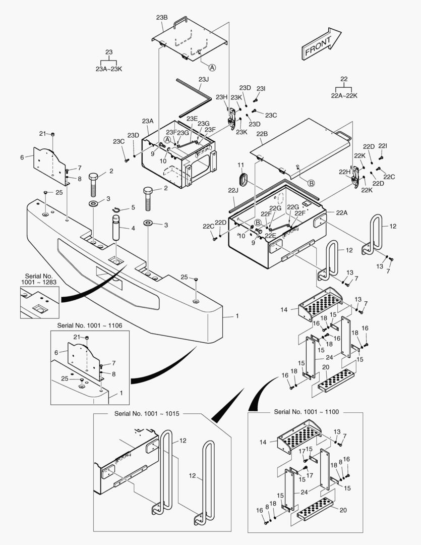 1370 COUNTER WEIGHT & BATTERY BOX