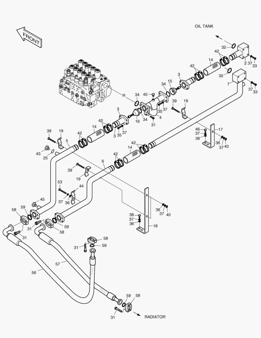 ТУБОПРОВОД МАСЛЯНОГО РАДИАТОРА(1)