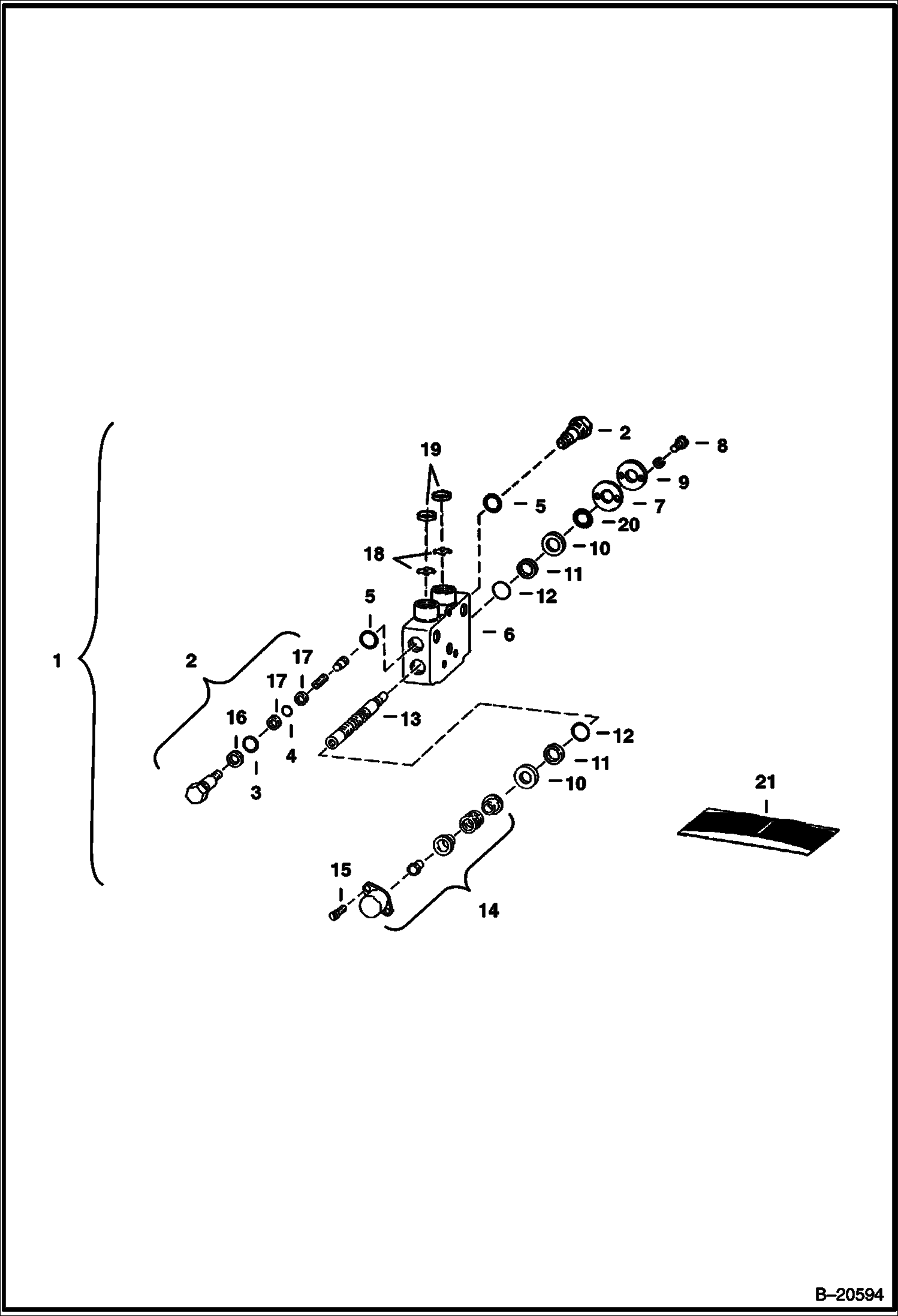 ЭКСКАВАТОР-ПОГРУЗЧИК (СЕКЦИЯ ПОВОРОТА) (911B) (914B)