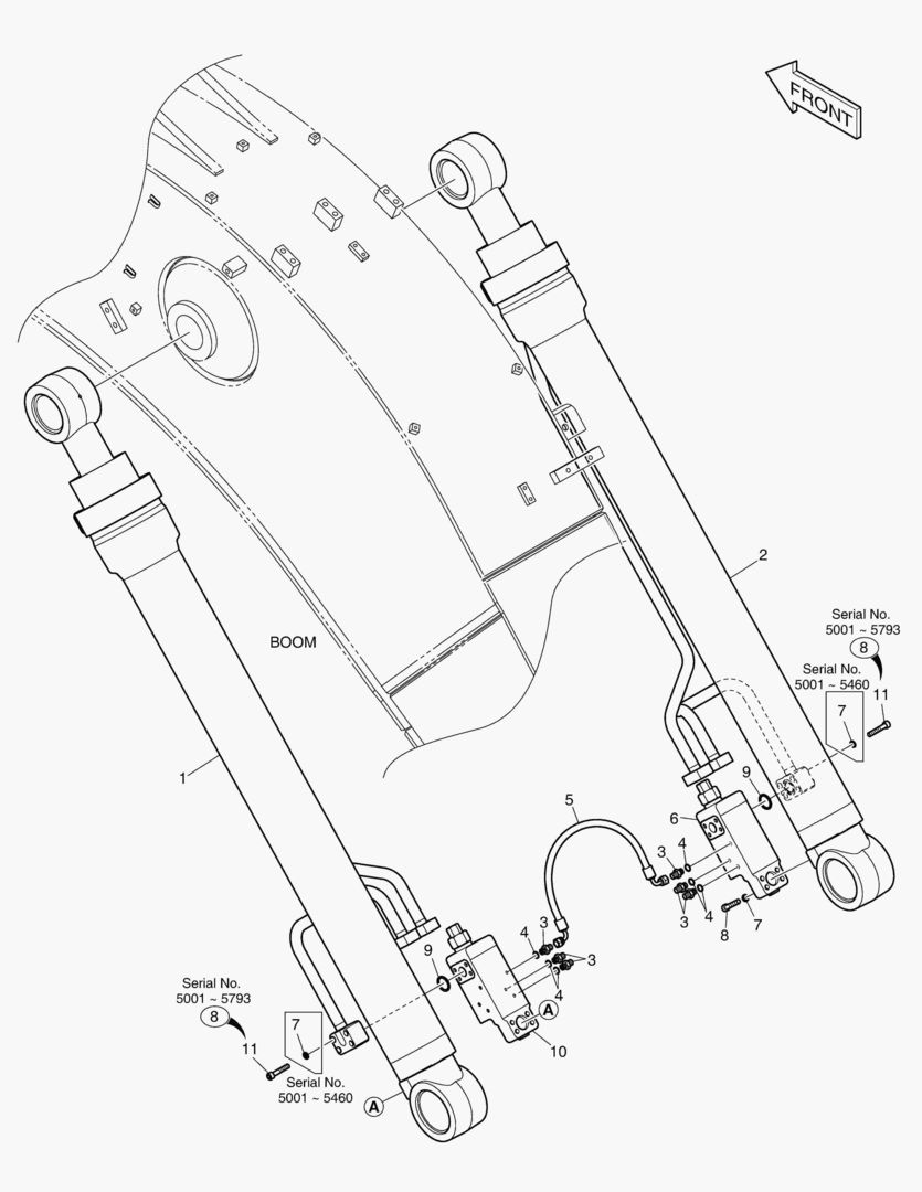ГИДРОСИСТЕМА СТРЕЛЫ - ГИДРОЗАМОК
