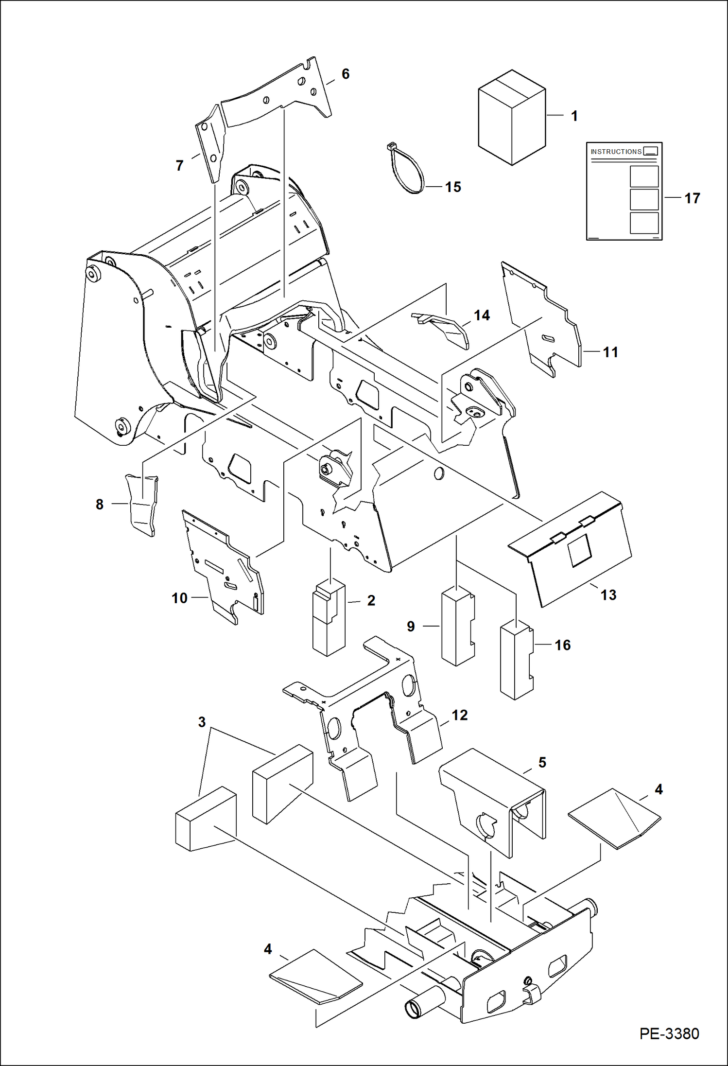 Схема КОМПЛЕКТ ДЕТАЛЕЙ СИСТЕМЫ ШУМОПОДАВЛЕНИЯ (РУКОВОДСТВО ПОЛЬЗОВАТЕЛЬ УСТРАЙСТВ УПРАВЛЕНИЯ)