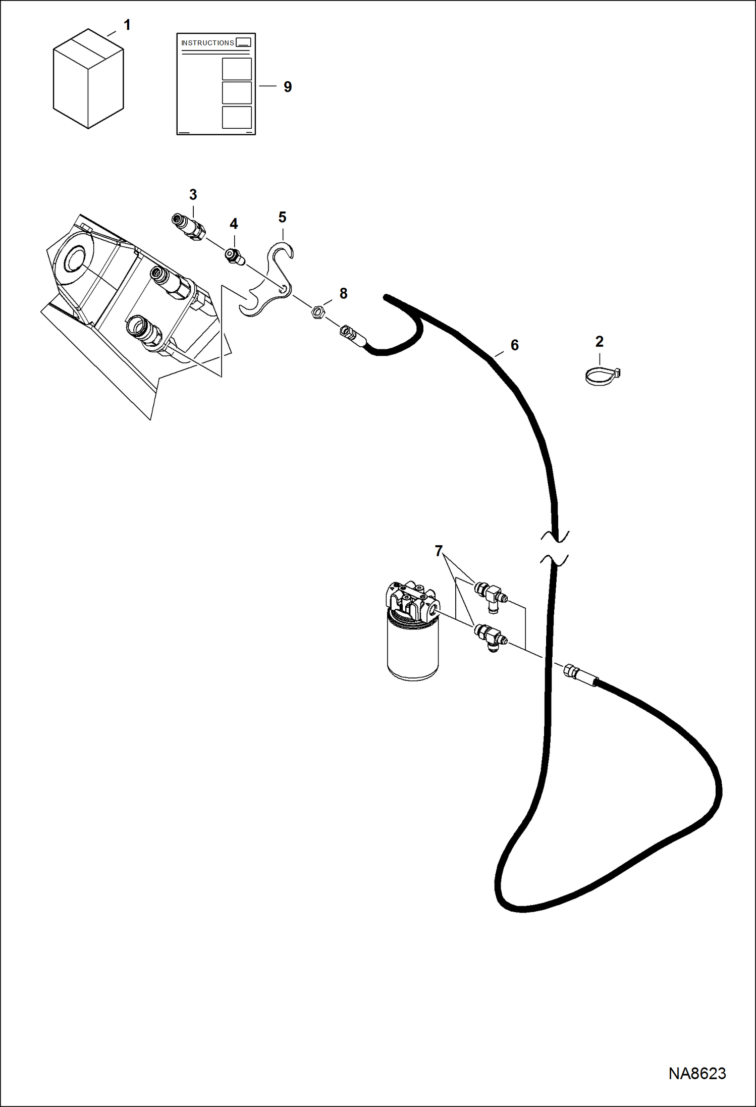 КОМПЛЕКТ СЛИВОВ КАРТЕРА