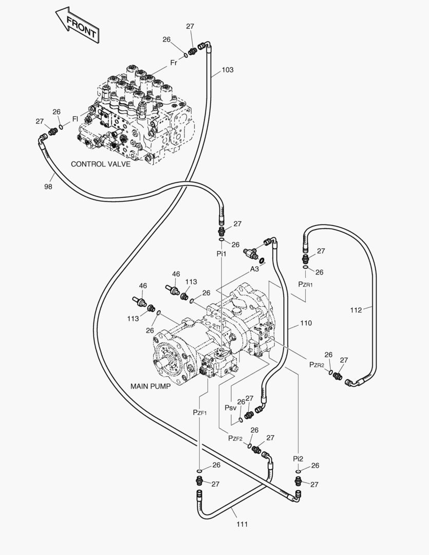 1370 PILOT PIPING(9) [1001~1062]