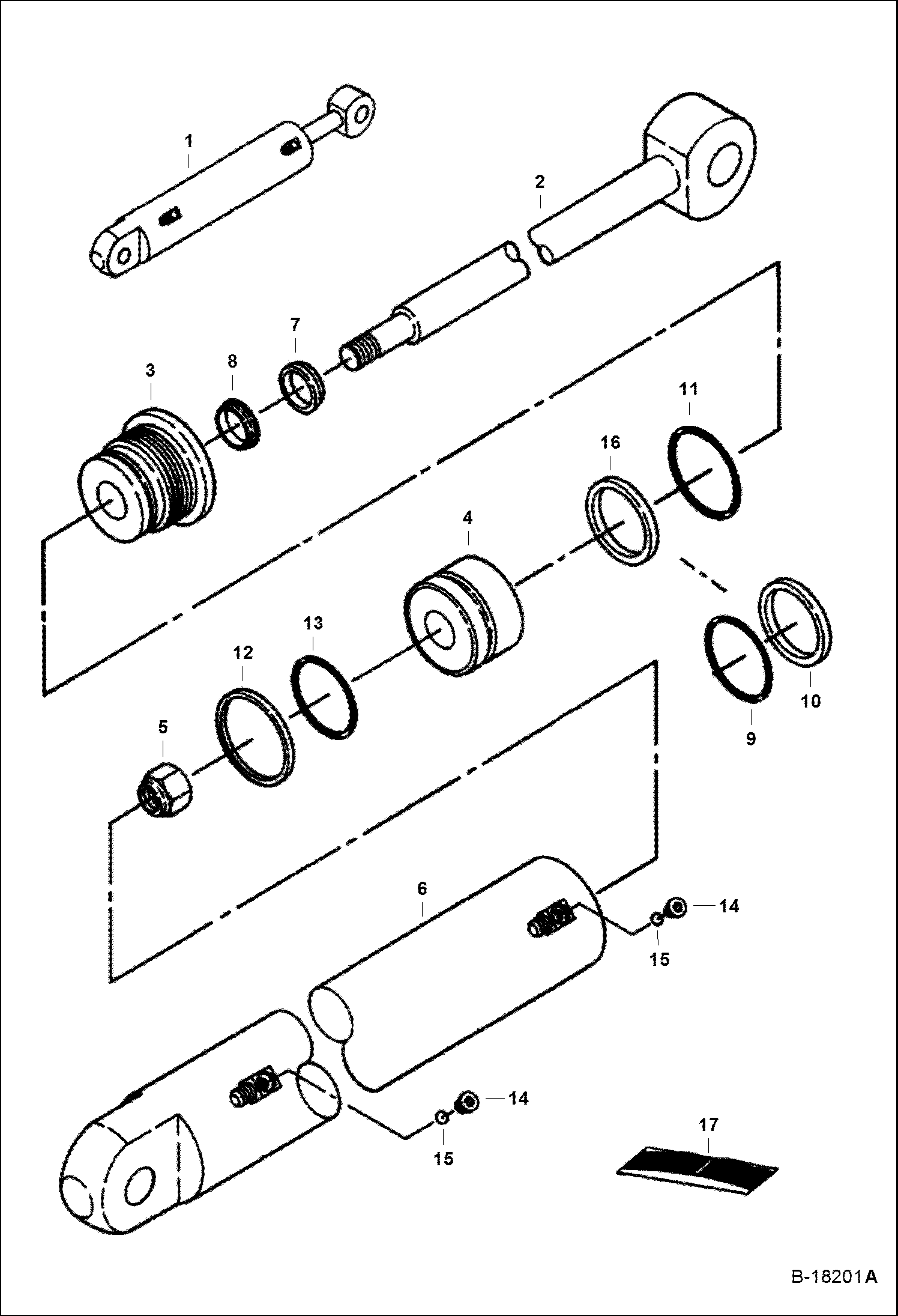 ЦИЛИНДР ПОВОРОТА (С 1.25-- ВАЛОМ OD)
