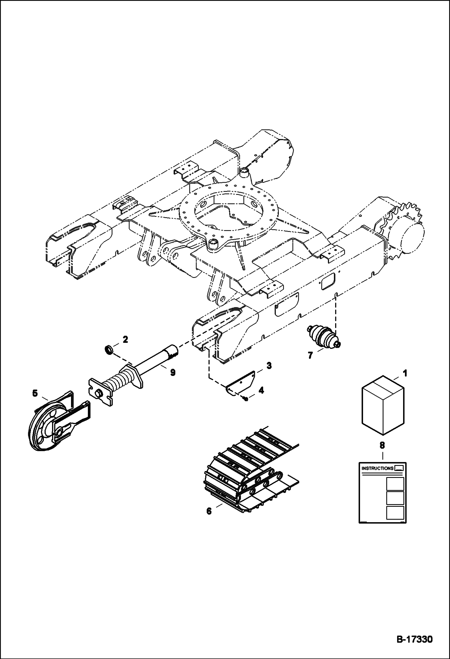КОМПЛЕКТ ГУСЕНИЦ (ИЗ СТАЛИ)