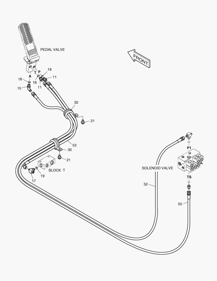 ТРУБОПРОВОД СЕРВОУПРАВЛЕНИЯ(9)