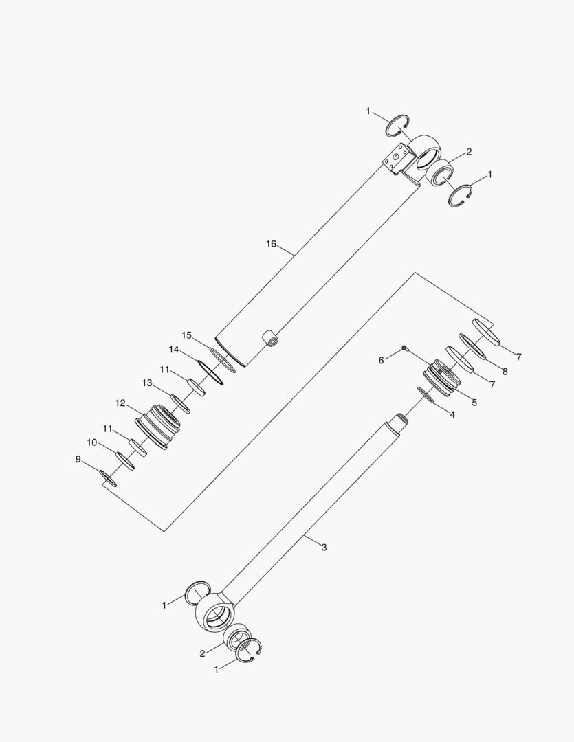 3300 STEERING CYLINDER(R&TY)
