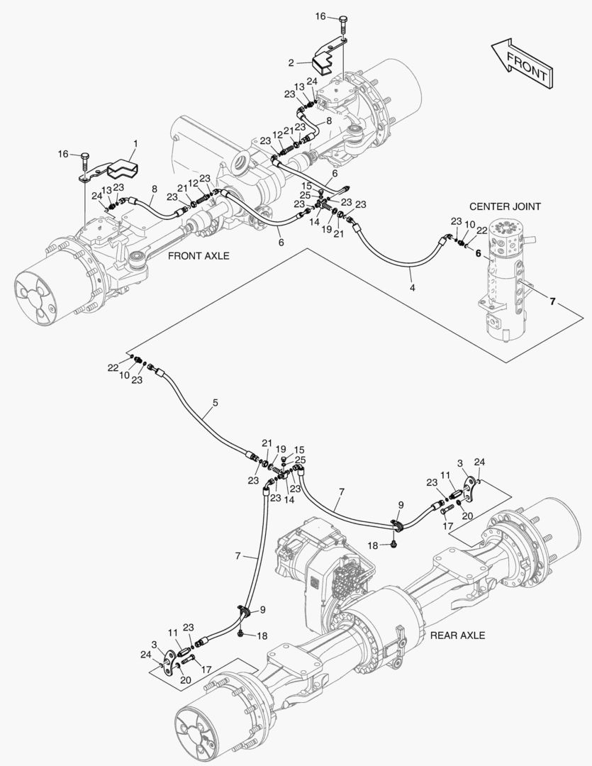 Спецтехника 7490 BRAKE PIPING(WIDE) [1082~] - главное фото