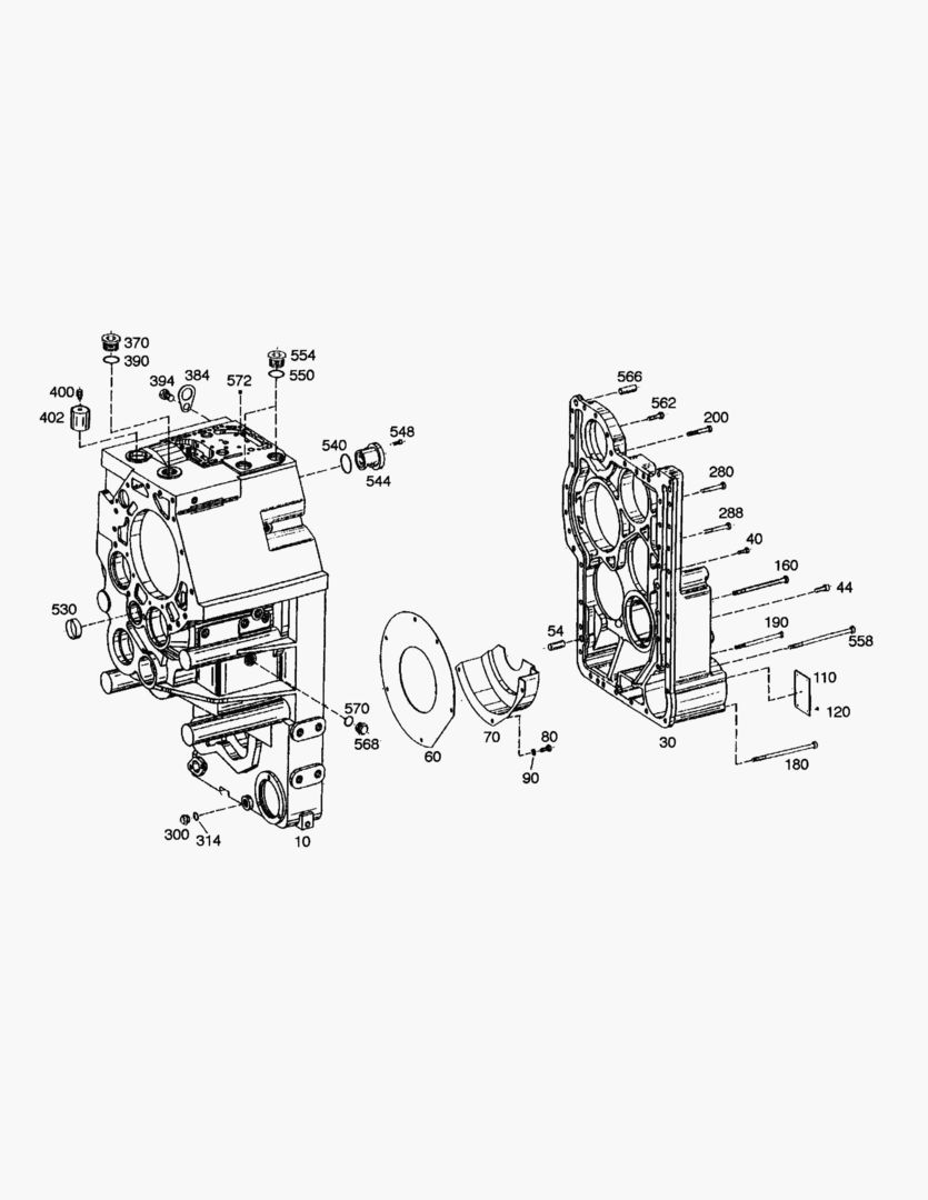 КОРПУС КОРОБКИ ПЕРЕДАЧ