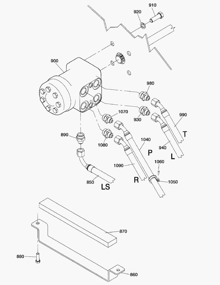 Спецтехника G190-24 STEERING SERVO VALVE [810001~810052] - главное фото