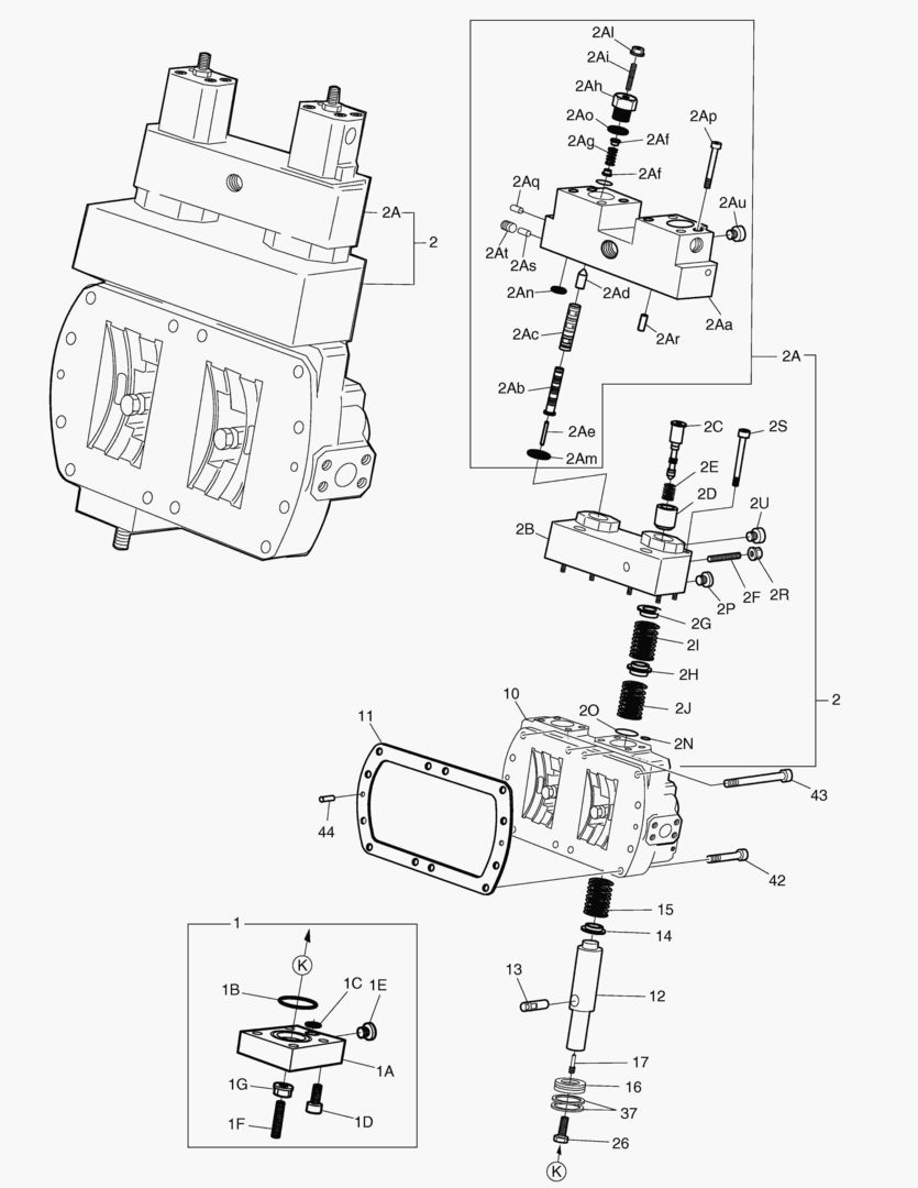 ОСНОВНОЙ НАСОС - УПРАВЛЕНИЕ