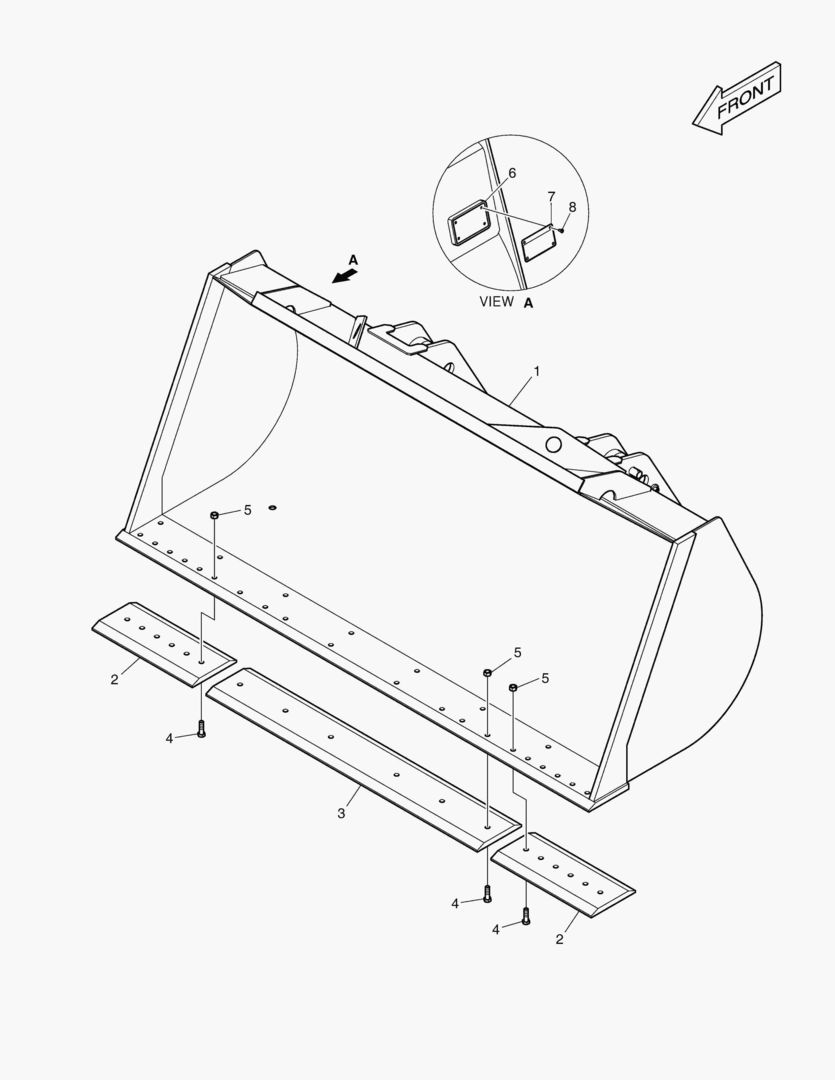 5150 BUCKET-2.3mВі(CUTTING EDGE)