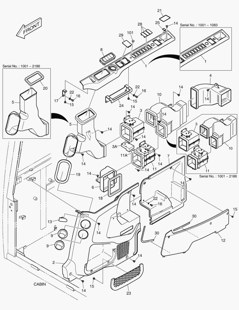БОКОВАЯ КРЫШКА - ТРУБОПРОВОД