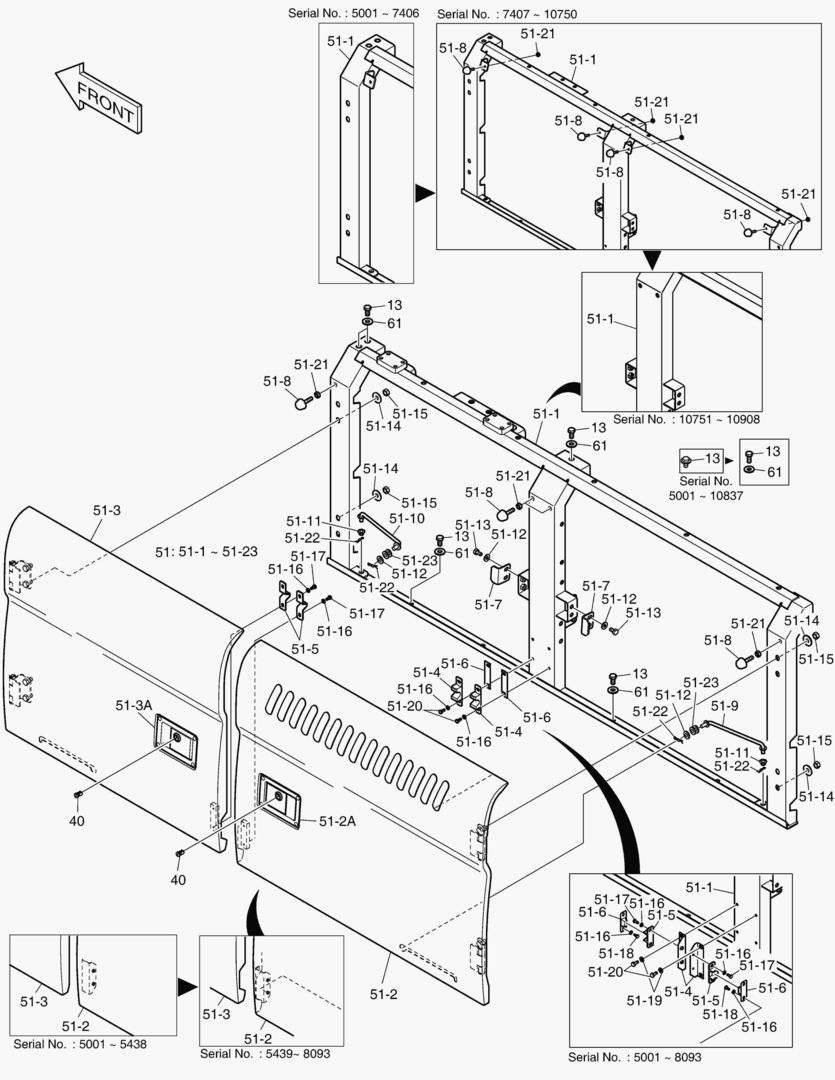 Схема БОКОВАЯ ДВЕРЬ - ЛЕВОСТОРОННИЙ