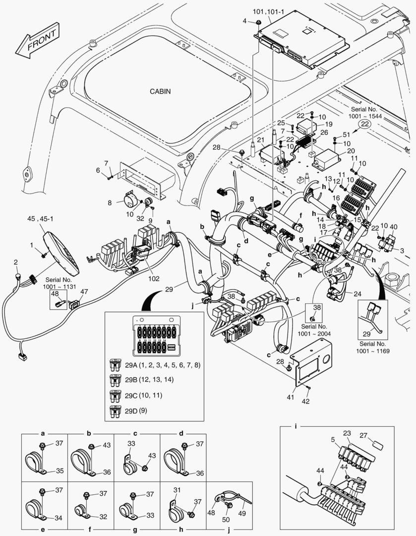 ЭЛЕКТРИЧЕСКИЕ ЗАПЧАСТИ - КАБИНА