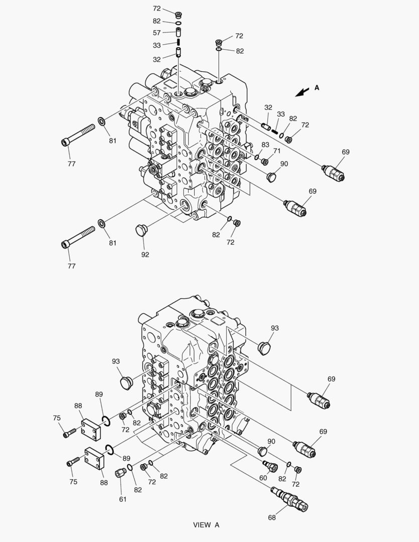 Схема РЕГУЛИРУЮЩИЙ КЛАПАН(1) - KVMG270