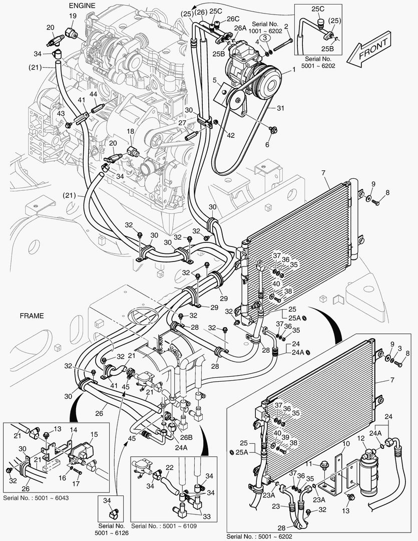 1720 AIRCON & HEATER PIPING