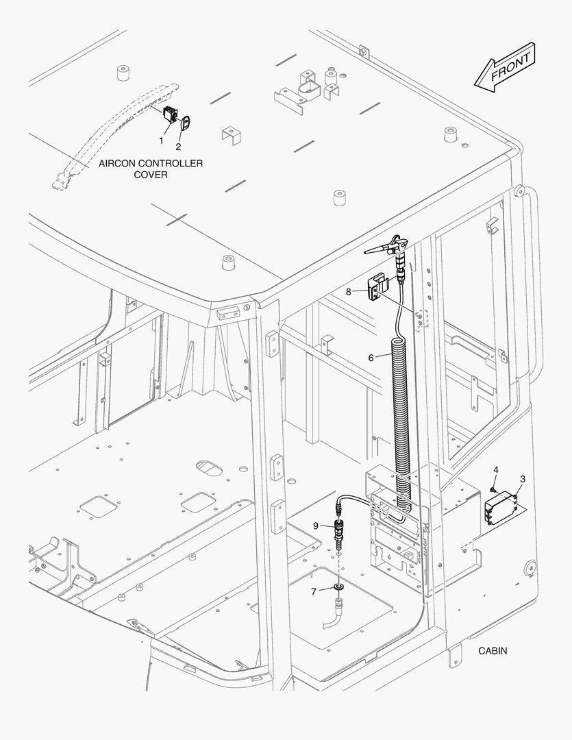 6390 AIR COMPRESSOR MOUNTING - ELECTRIC