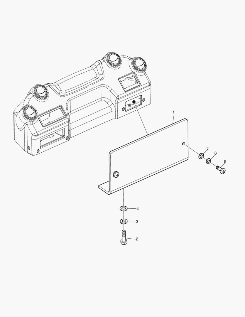 1270 STAND ASS`Y(4)-BRACKET