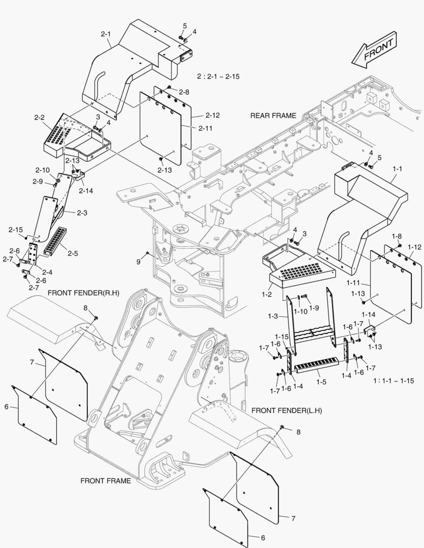 5300 FENDER & LADDER - MUD GUARD