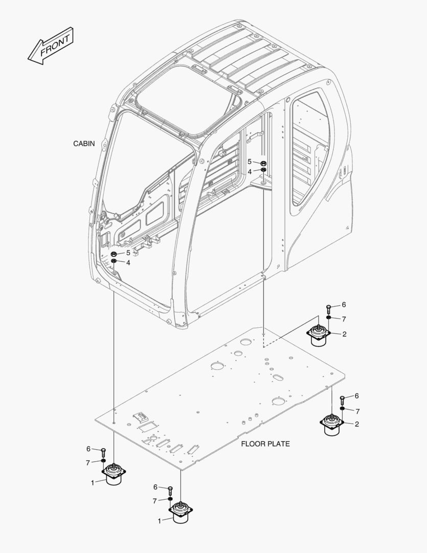 УСТАНОВКА КАБИНЫ