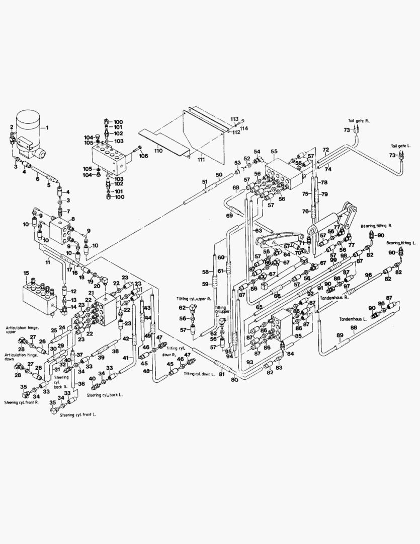 G099-9 CENTRAL LUBRICATION; REAR