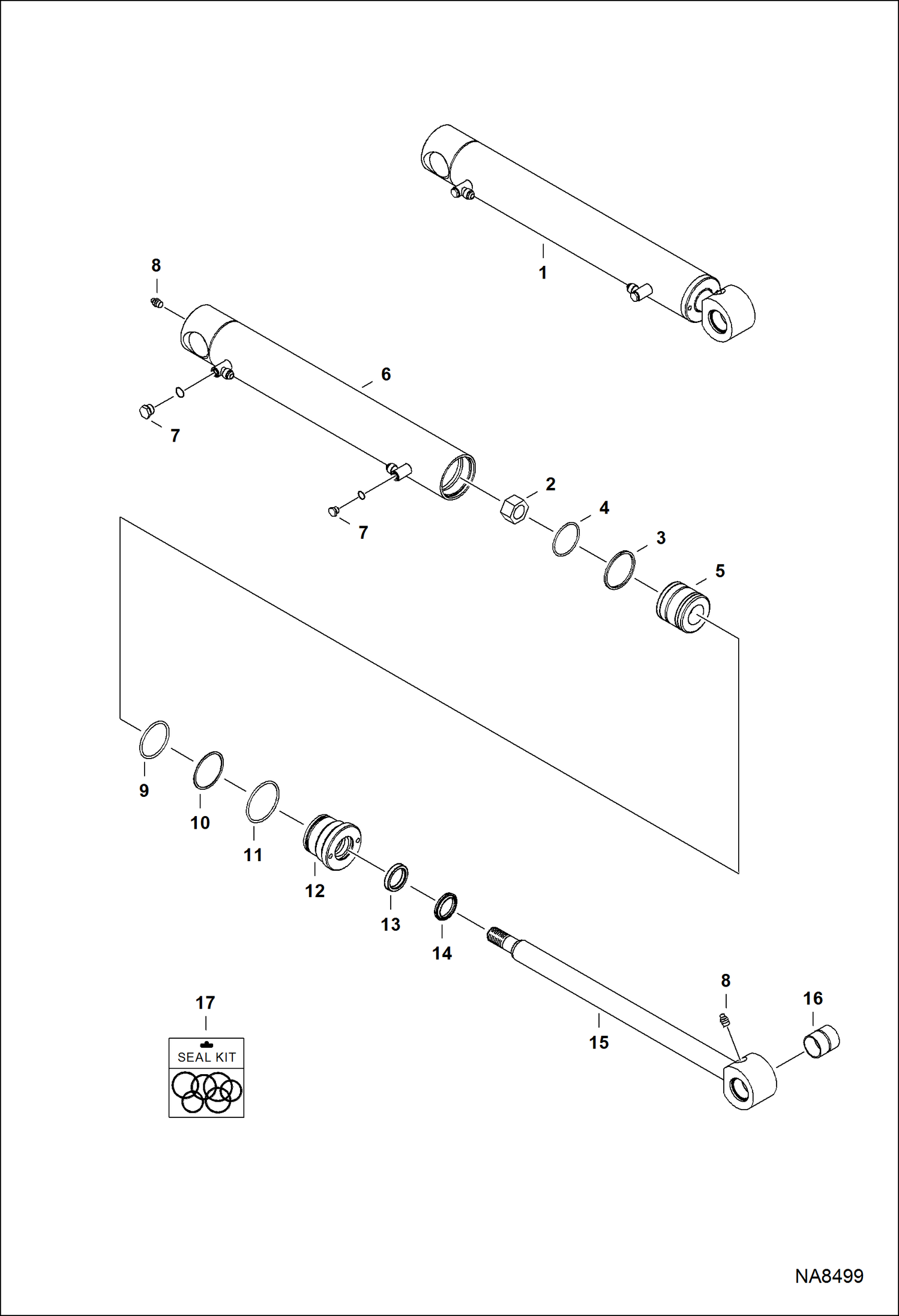 Схема ЦИЛИНДР НАКЛОНА