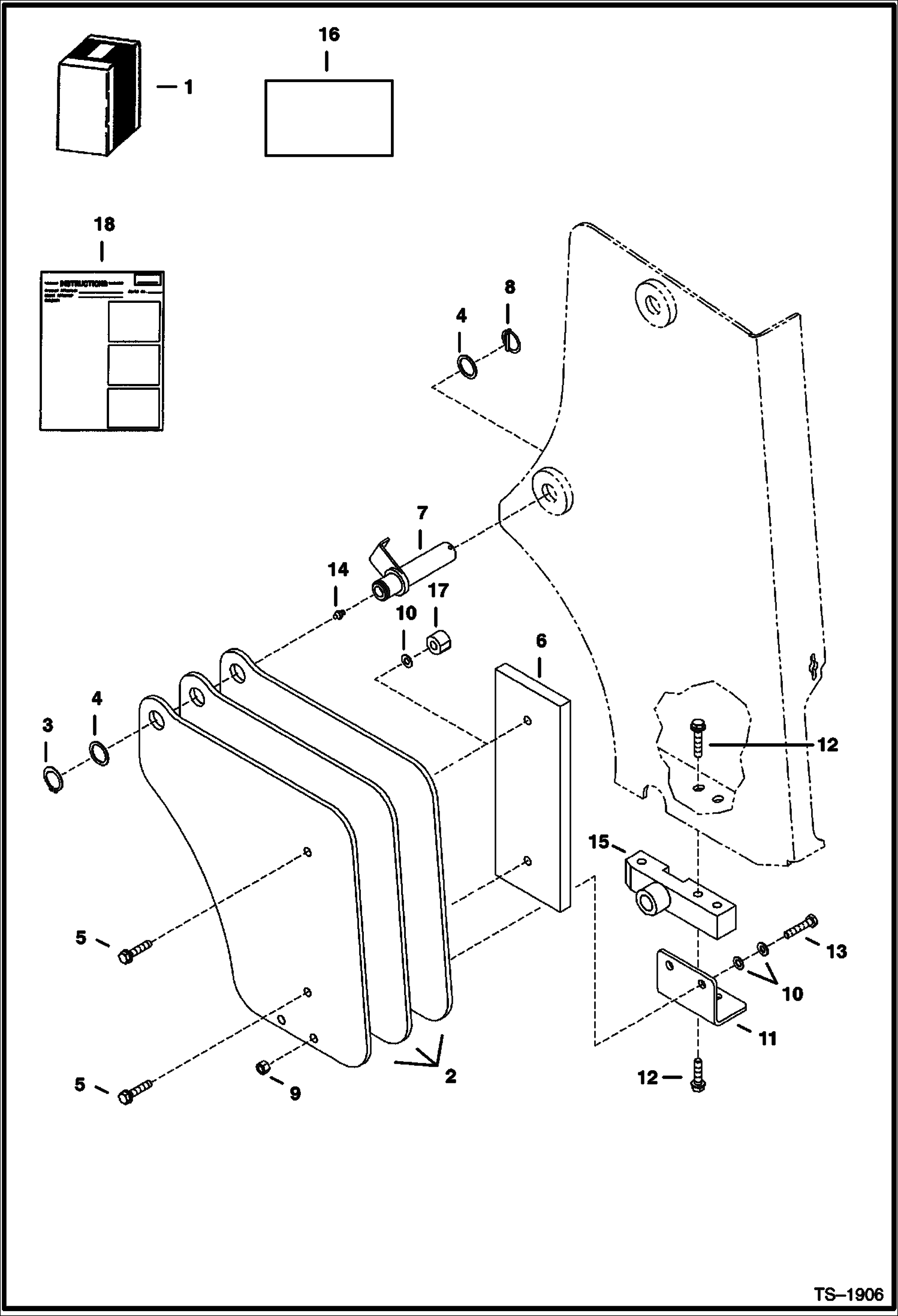 КОМПЛЕКТ ПРОТИВОВЕСОВ (3650 ФУНТОВ - БОКОВОЙ МОНТАЖ)
