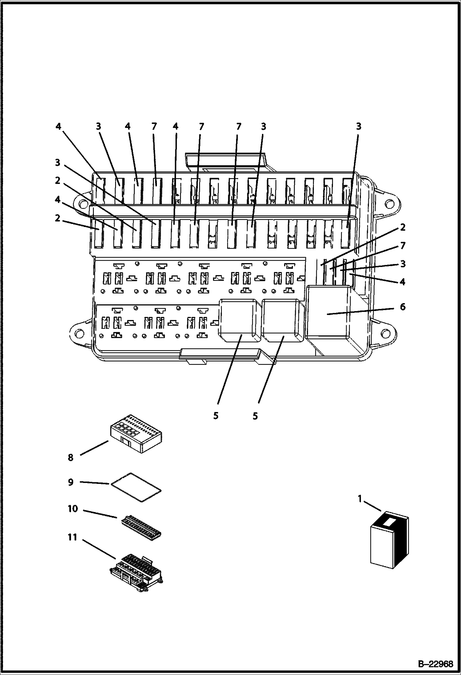 БЛОК ПЛАВКИХ ПРЕДОХРАНИТЕЛЕЙ