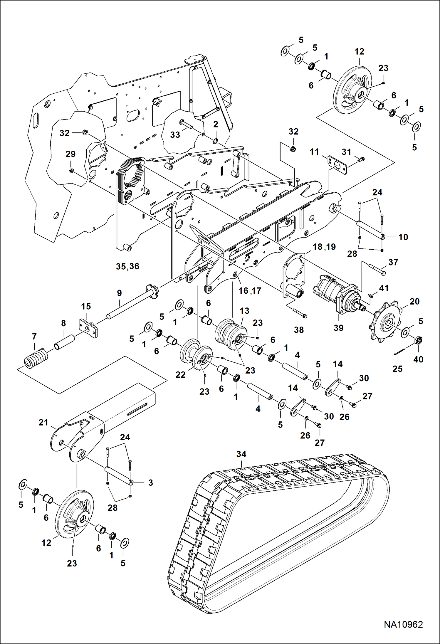 ПРИВОДНОЙ МЕХАНИЗМ (ШИРОКАЯ ТРАКОВАЯ ЛЕНТА 250)