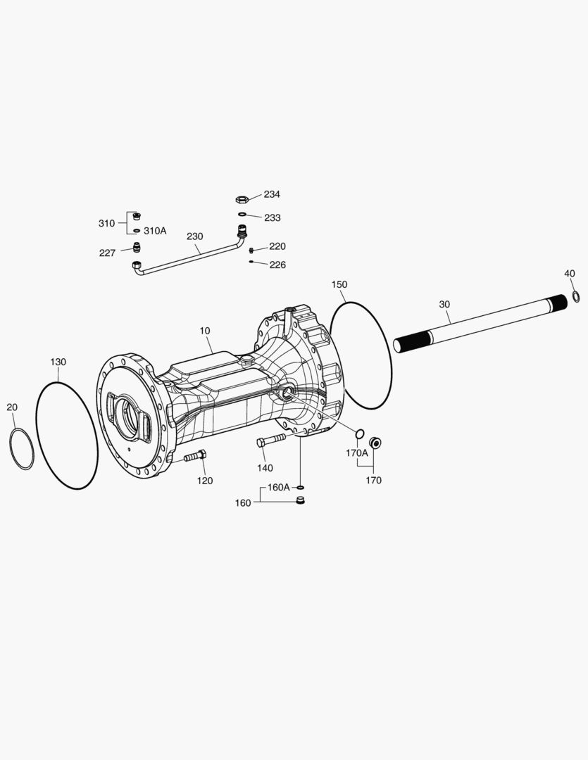 КАРТЕР ОСИ - ЗАДНЯЯ ОСЬ
