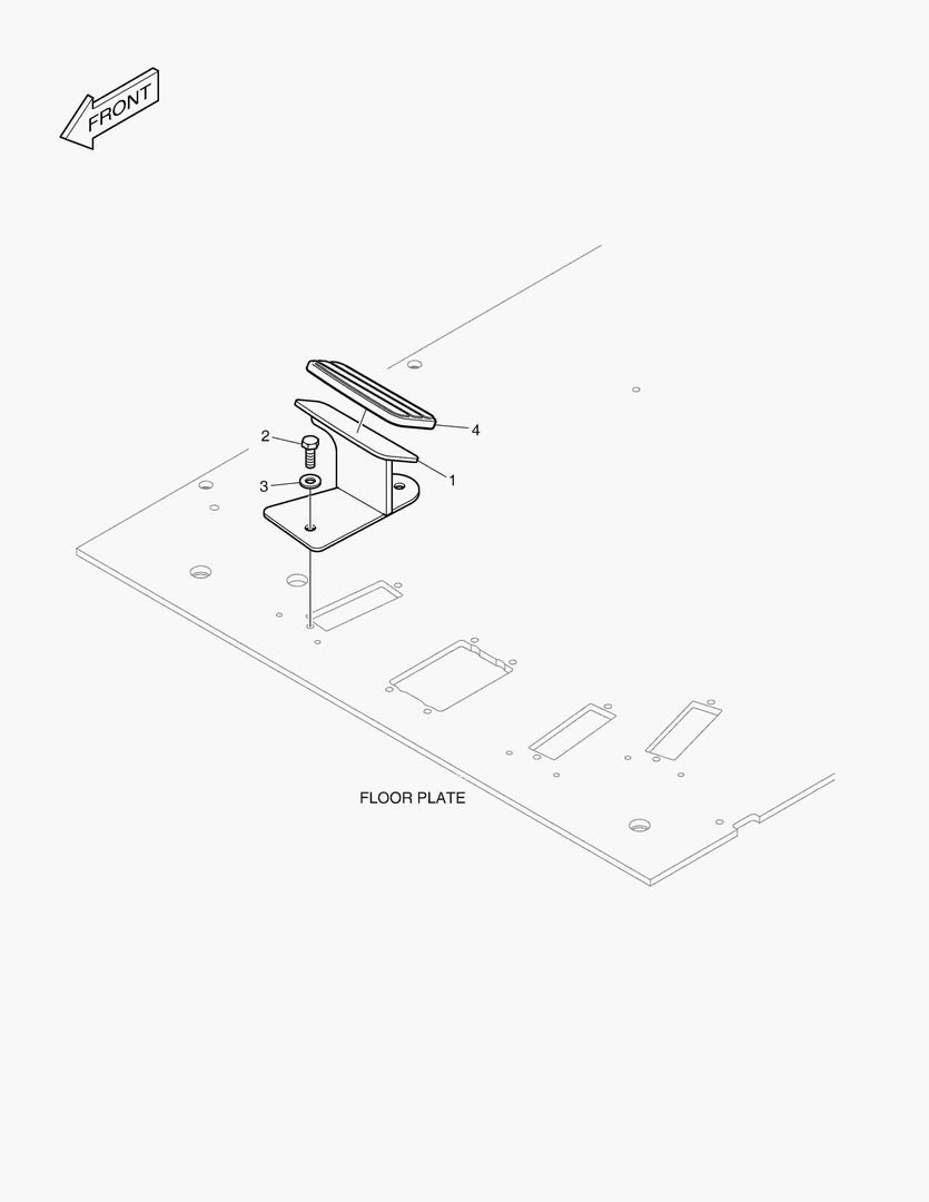 1570 FOOT REST - R.H