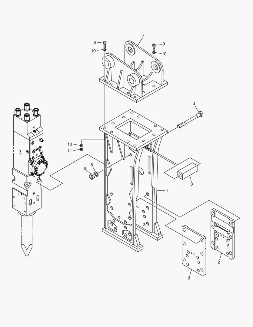 1110 TOP MOUNTING [100101~100119]