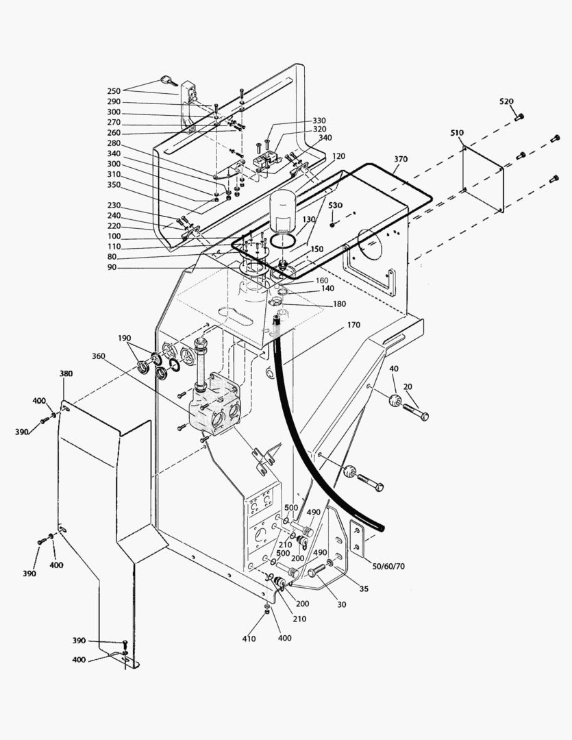 Спецтехника G200-4 HYDRAULIC TANK