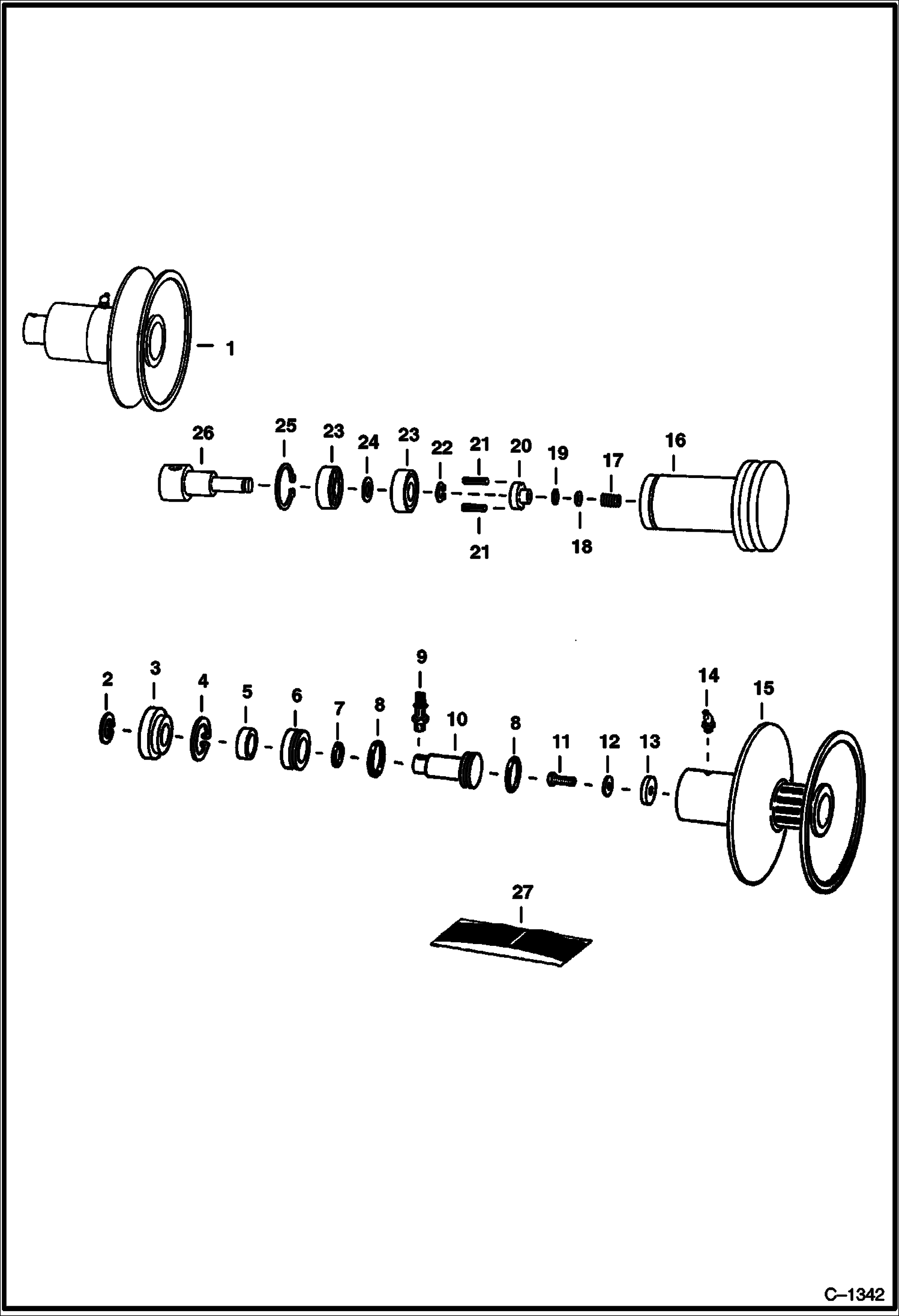 Схема НАПРАВЛЯЮЩИЙ РОЛИК ЧАСТОТНОГО ПРЕОБРАЗОВАТЕЛЯ СКОРОСТИ